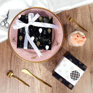 Wholesale 80g Coated <b>Birthday</b> <b>Paper</b> 43*300cm Luxury Custom Gift <b>Wrapping</b> <b>Paper</b> for Packaging - Product Image 4