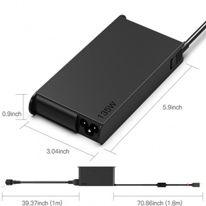 Adaptateur <span class=keywords><strong>d</strong></span>'<span class=keywords><strong>alimentation</strong></span> <span class=keywords><strong>portable</strong></span> 135W 20V 6,75a pour Legion E520 R720 IdeaPad Slim 5 Pro 16, <span class=keywords><strong>cordon</strong></span> de charge AC pour ordinateur <span class=keywords><strong>portable</strong></span> - Product Image 2