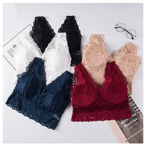 Новый дизайн, укороченный топ с глубоким V-размерным наполнением, полностью кружевной бюстгальтеры - Product Image 6