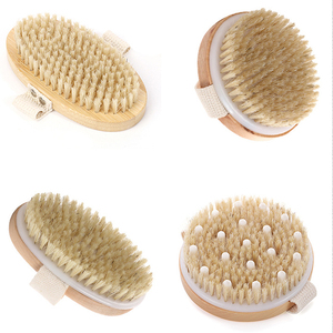 Doğal kaktüs kıl vücut temiz fırça uzun sap banyo ahşap peeling kuru banyo duş fırçası Sisal lif kabağı moda yüz - Product Image 2