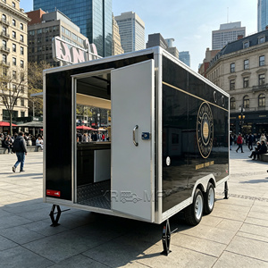Burger Trailer Fast Europe Hot Dog Food Truck Stainless Steel Pizza CE Catering Cart - Product Image 6