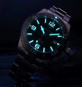 Orologio Subacqueo da Uomo LOUIS <span class=keywords><strong>SCHWAB</strong></span> in Acciaio Inossidabile, Resistente all'Acqua 300m, Movimento Meccanico, Vetro, Stile Business Lusso Moda - Product Image 4
