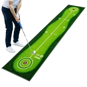 Custom Size Personalized Potable Golf Putting Mat Golf Golf Mat 3 In 1 Training Aid