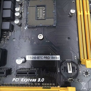 Placa Base de Envío Rápido para B250 LGA 1151 32GB ATX DDR4 PCI-E 3.0, Placa Profesional TB250-BTC PRO TB250-BTC PRO - Product Image 4