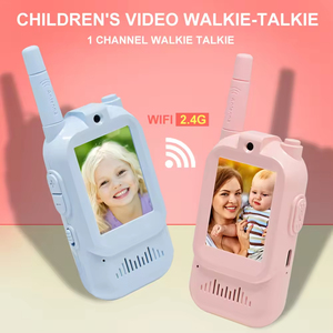 Nuevo Modelo de Videoportero Recargable 2.4G con Audio Nítido y Video <span class=keywords><strong>en</strong></span> Vivo de 30Mixel para Regalo, Walkie-Talkie para Niños - Product Image 5