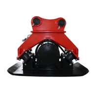 Compacteur de plaques hydraulique haute performance avec fixation pour excavatrice pour travaux de construction et de pipeline