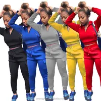 MQY осень-зима новый дизайн осень 2021 женские комплекты одежды женские джоггеры из двух предметов с комплектами брюк высокого качества