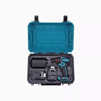 18V 3-en-1 Perceuse à percussion sans fil Tournevis électrique Perceuse à percussion sans balais Kit d'outils électriques industriels 800W 2.5Ah Batterie rapide