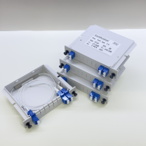 ตัวแยกไฟเบอร์ออปติก PLC แบบเสียบ 1x4 LC UPC จากโรงงานโดยตรง สำหรับเครือข่าย FTTH - Product Image 5