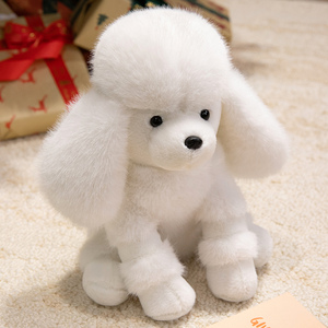 ของเล่นตุ๊กตายัดไส้สำหรับสุนัขยัดนุ่นปักลายน่า<span class=keywords><strong>รัก</strong></span>ขนาด10นิ้วแบบกำหนดเอง - Product Image 2