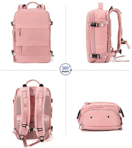 Armonía ecológica barato adolescente personalizado bolsa de viaje mochila al aire libre de senderismo <span class=keywords><strong>rosa</strong></span> para niñas - Product Image 3