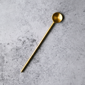 Cuchara Elegante de Acero Inoxidable Dorado, Disponible en Color Dorado, Plateado y Negro, Vajilla de Alta Calidad para Cenas y Cocina de Lujo - Product Image 1