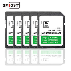 SMIOST Navigation routière <span class=keywords><strong>en</strong></span> <span class=keywords><strong>temps</strong></span> réel carte mémoire SD carte GPS pour Skoda MIB2 2026 Europe Karoq superbe - Product Image 2