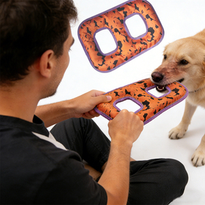 Juguete Resistente a Mordidas para Perros, en Forma de 8, de Tela Resistente, Juguete Interactivo para Masticar para Perros Medianos y Grandes - Product Image 1