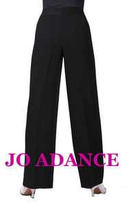 Pantaloni da <span class=keywords><strong>ballo</strong></span> neri a vita alta, pantaloni e pantaloni da donna per la sala da <span class=keywords><strong>ballo</strong></span>/danza moderna - Product Image 3