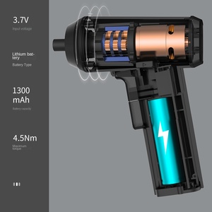 37-Piece Lithium Gun Type Speed Cordless Drill Multi-Functional Household Screwdriver Mini Cordless Drill 3.6v Lithium <b>Battery</b> E - Product Image 2