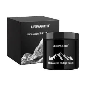 Lifeworth Himalaya Power Shilajit Stone Extract Powder fulvic acid shilajit capsules