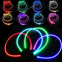 Mini source LED RVB 2W à fibre optique, petit moteur lumineux pour affichage, éclairage intérieur de voiture, éclairage d'escalier, lampe à fibre optique artistique DIY