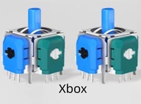 Joystick électromagnétique TMR pour PS5 PS4 Switch Xbox Controller Module de capteur de résistance magnétique analogique 3D 1 pièce