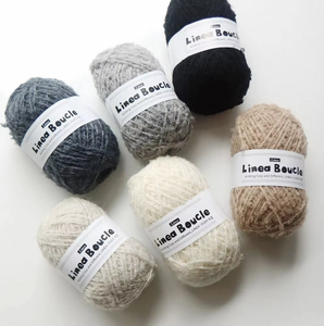 Hilo de Mezcla de Lana Merino Bouclé de Alta Tenacidad, Ovillo de 50g, 85m, Lana para Crochet, para Bufandas y Suéteres, Tejido DIY - Product Image 4