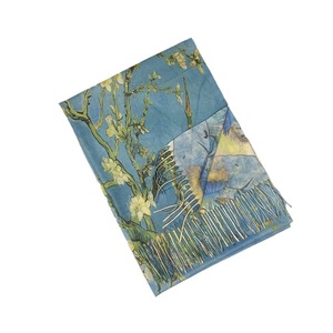 Bufanda/Pashmina Larga Reversible con Diseño Personalizado, Estampado de Logotipo, Geométrico/de Puntos, de Poliéster, para Invierno, Festivales, Regalo para Mujer - Product Image 3