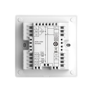 HL2036FCV2-T avec écran tactile LCD et thermostat FCU programmable - Ventilateur 3 vitesses AC avec rétroéclairage HL2036FCV2-T Thermostat FCU programmable - Product Image 4