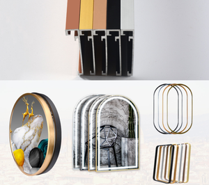 Perfil <span class=keywords><strong>de</strong></span> Aluminio Extruido <span class=keywords><strong>para</strong></span> Marco <span class=keywords><strong>de</strong></span> Espejo, Marco <span class=keywords><strong>de</strong></span> Espejo Cepillado - Product Image 6