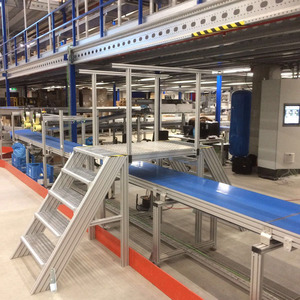 <span class=keywords><strong>Plataforma</strong></span> de Mantenimiento de Pasarela <span class=keywords><strong>Escalera</strong></span> de Aluminio de Ensamblaje Personalizado - Product Image 2