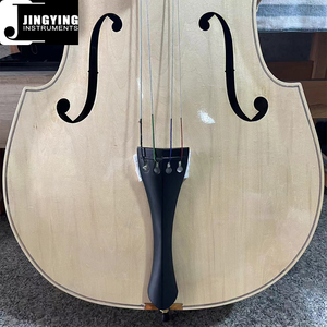 Instrumentos de cuerda de música Jingying 2024, placa de presión de ribete barniz hecho a mano contrabajo - Product Image 3