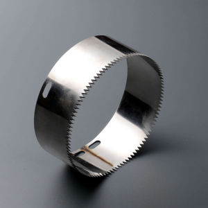 Лезвие специальной формы изогнутое серповидное зубчатое лезвие на заказ - Product Image 1