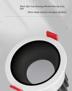 Foco LED empotrado al por mayor lámpara de techo antideslumbrante empotrado Cob Downlight Spot Light 7W 10W Interior Ra95 COB Down Light - Product Image 6