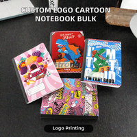 Carnet d'écriture personnalisé Henry avec logo, design de dessin animé, couverture rigide, reliure cousue, cahiers d'exercices pour étudiants, 100 feuilles, vente en gros