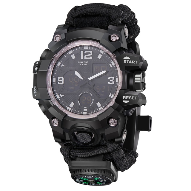 Latest Montre De Survivre Montre Militaire Digital Multi Temperature Hygrometer Compass Watch for Men