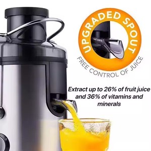 Top bán hàng lớn Miệng trái cây chậm Máy ép trái cây tốc độ kép Máy ép trái cây vắt Máy chậm máy ép trái cây - Product Image 4