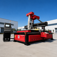 Routeur CNC pour le gravage, le fraisage et le perçage de panneaux MDF, de contreplaqué et de panneaux de particules, machine de nesting CNC 3 axes 3D pour le bois avec ATC