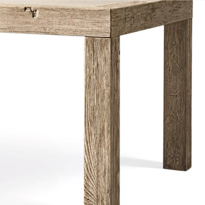 <span class=keywords><strong>Table</strong></span> à manger rectangulaire en chêne noir cerused 90 "Sens du design <span class=keywords><strong>Table</strong></span> de salon <span class=keywords><strong>Table</strong></span> à manger en bois - Product Image 4