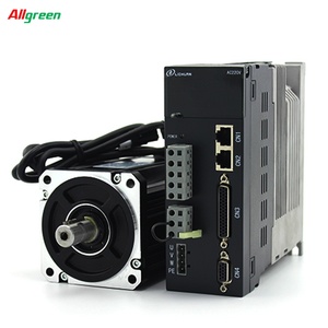 Servomotor Allgreen 1KW 90mm 2500rpm 4N.m, Kit de Servomotor CNC para Router, Servomotor de Engranajes 90M04025+A4 - Product Image 1