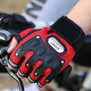 Gants pour motards Gants de moto demi-doigts Gants pour hommes Rider Fighting Off-road - Product Image 4