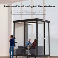 Cabine de réunion de bureau, isolation acoustique, studio de musique, cabine insonorisée de bureau, cabine de piano pour bureau et entrepôt
