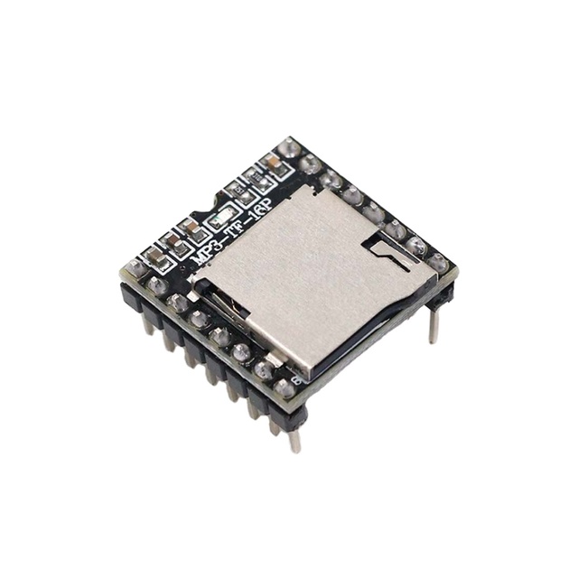DFPlayer Mini MP3 Player Module Voice Decode Board Supporting TF Card U-Disk IO/Serial Port/AD MP3-TF-16P 100% Original CN
