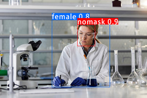 Bova Technology 4G AI Mask Wearing Automatic <strong>Recognition</strong> <strong>Camera</strong> Remote Capture Facial Voice Alert <strong>System</strong> Perimeter Alarm - Product Image 2