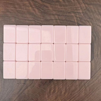 Tuiles de Mahjong en Acrylique Blanches Personnalisables avec Logo, 166 Tuiles, Ensemble de Mahjong Américain Personnalisable, Vente en Gros DIY Marque Blanche
