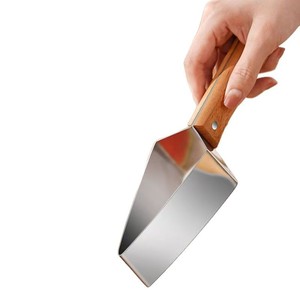Wanlai Brand Wooden Handle Stainless Steel Manual Watermelon Cutting Fruit Divider <b>Tool</b> Yangjiang Model Wholesale Fruit Slicer - Product Image 5