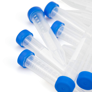 Tube à centrifuger en plastique à fond conique de 15 ml avec capuchon coloré pour usage en laboratoire - Product Image 6