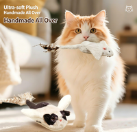 Juguete Interactivo Ecológico para Perros y Gatos, Peluche Suave de Ardilla o Ratón, Diseño Moderno, Encantador, Clásico y Simple