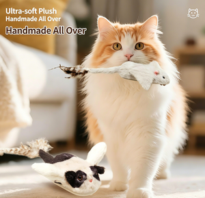 Juguete Interactivo Ecológico para Perros y Gatos, Peluche Suave de Ardilla o Ratón, Diseño Moderno, Encantador, Clásico y Simple - Product Image 4