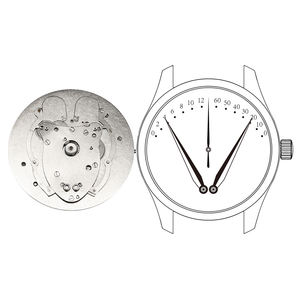 Mouvement de montre Miyota 9015 sw200 personnalisable, mécanisme FlyBack, modèles de mouvement mécanique automatique rétrograde, fabricant - Product Image 1