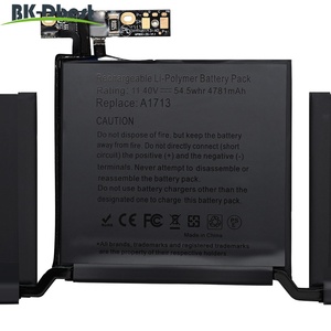 BK-Dbest 11,4 V 54.5wh A1713 A1708 nuevo venta al por mayor batería de ordenador portátil <span class=keywords><strong>para</strong></span> Apple <span class=keywords><strong>Macbook</strong></span> <span class=keywords><strong>Pro</strong></span> Retina 13 pulgadas A1708 año 2016 <span class=keywords><strong>2017</strong></span> - Product Image 2