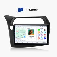 Radio Junsun con Carplay y Android Auto Inalámbrico para Honda Civic Hatchback 2005-2011, Reproductor de DVD para Auto, Estéreo Multimedia 2 DIN