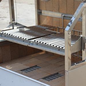 Barbecue <span class=keywords><strong>argentin</strong></span> en acier inoxydable pour l'extérieur, barbecue au charbon de bois Santa Maria - Product Image 4